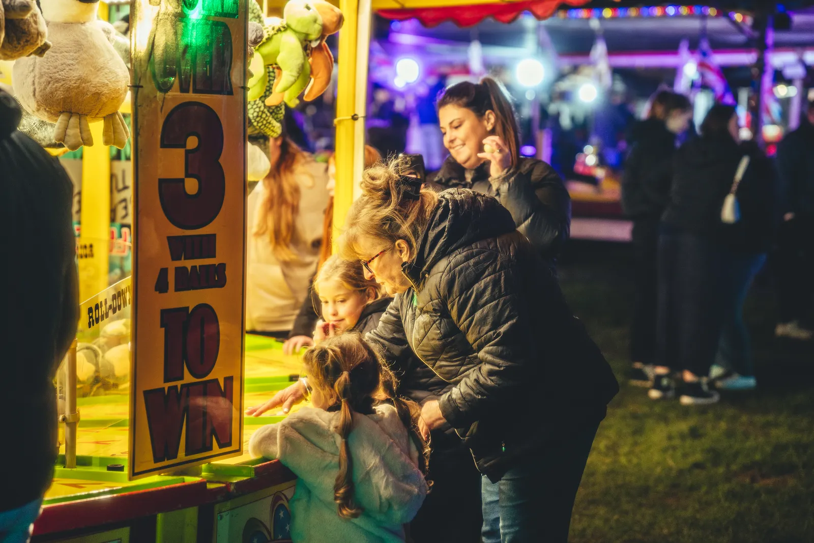Family fireworks night